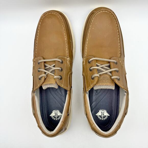 Dockers Mens Beacon Boat Shoes US 12 M EU 46 Tan Leather Water Resistant EUC main image 6